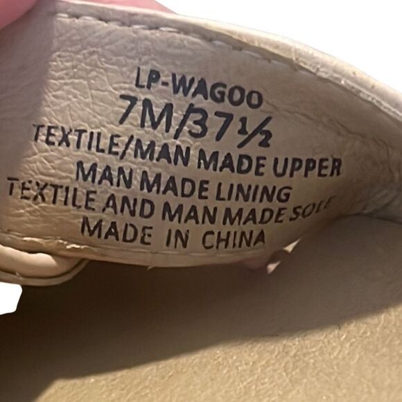 Lucky Brand Wagoo Woven Straw/Raffia Platform Buckle Sandals Size 7 - Picture 10 of 12